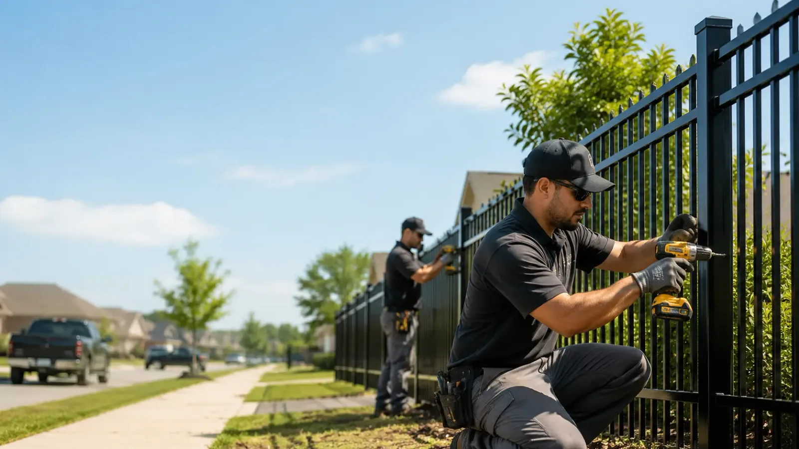 Metal Fence Installation in Dubberly, LA